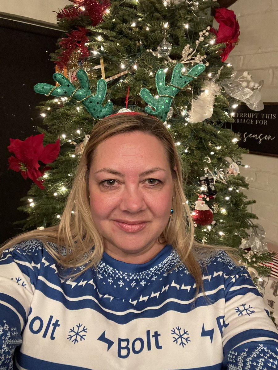 lmatzdorff's tweet photo. Who else is a fan of their @bolt not so ugly Christmas sweater? #UglyChristmasSweater #tistheseason https://t.co/a872ks9Yan