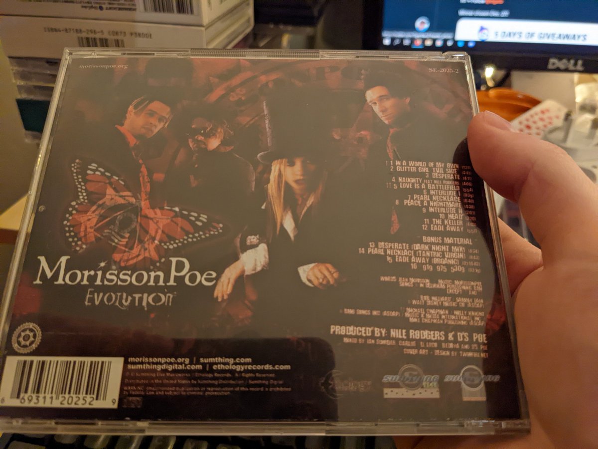 MorissonPoe's tweet image. RT TigerMacZ: I remember I had to import @MorissonPoe 's album from America cause no one in the UK had it. Such a long time ago.