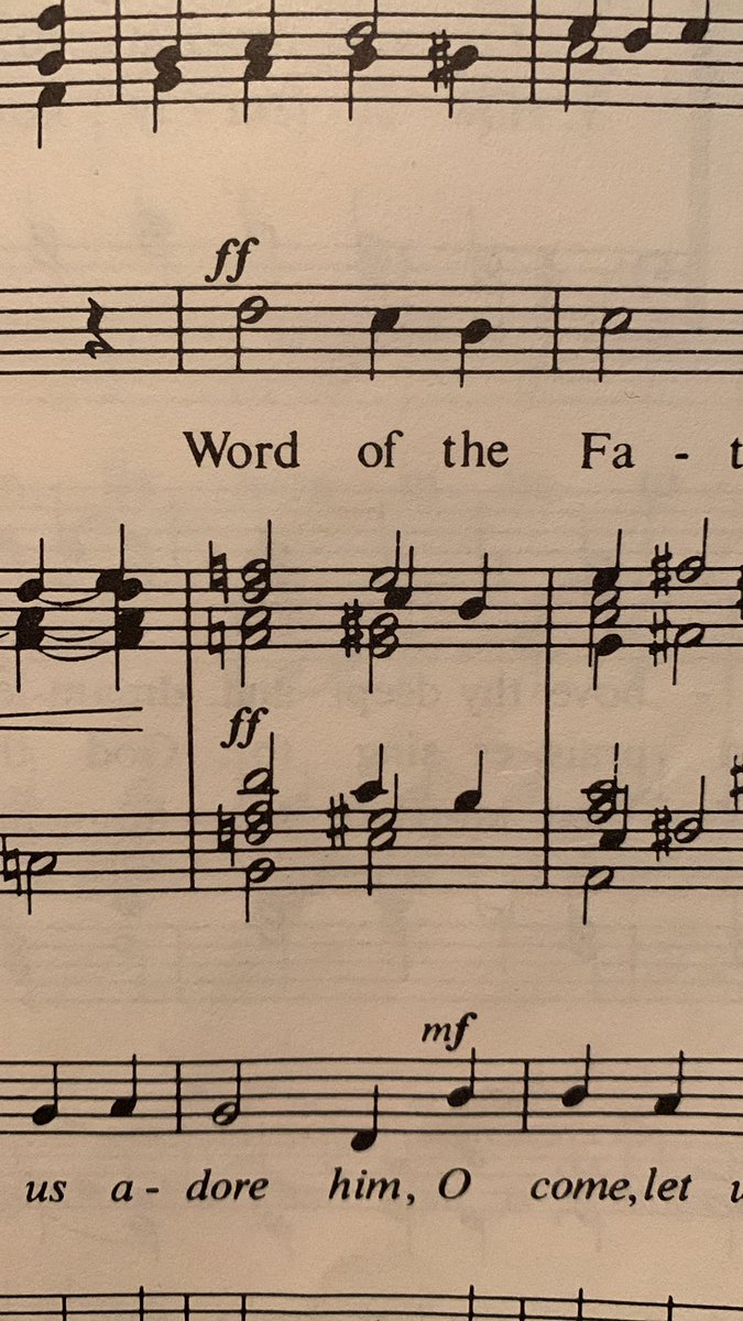 PersephoneChair's tweet photo. Just played this chord for the first time this year at this afternoon’s Crib Service. And now Christmas has officially started. #Harmony #AdesteFidelis #Organ #TwoDownTwoToGo #Christmas https://t.co/avdGFmzopq