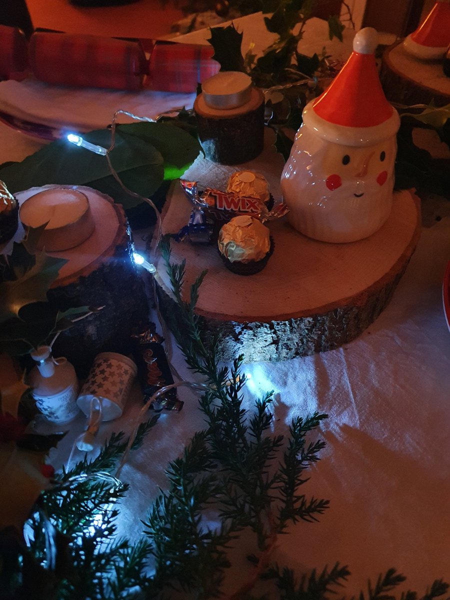 MrsTMunro's tweet photo. Angel made me do it 😄 @thechateautv @dickstrawbridge #XmasEve #XmasTable #ChristmasDinner https://t.co/dNEp9M7gcL