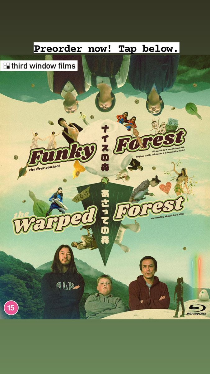 Terracotta_Dist's tweet photo. https://t.co/EGaUcZTbE4 Read the behind the scenes story about the much anticipated release of Funky Forest.
#BehindTheScenes #funkyforest #blurayrelease #bluraynews #Bluray #bluraycollector #asiancinema #asianfilm #japanesefilm #japanesemovie #thirdwindowfilms #warpedforest https://t.co/h9xvlnOUop