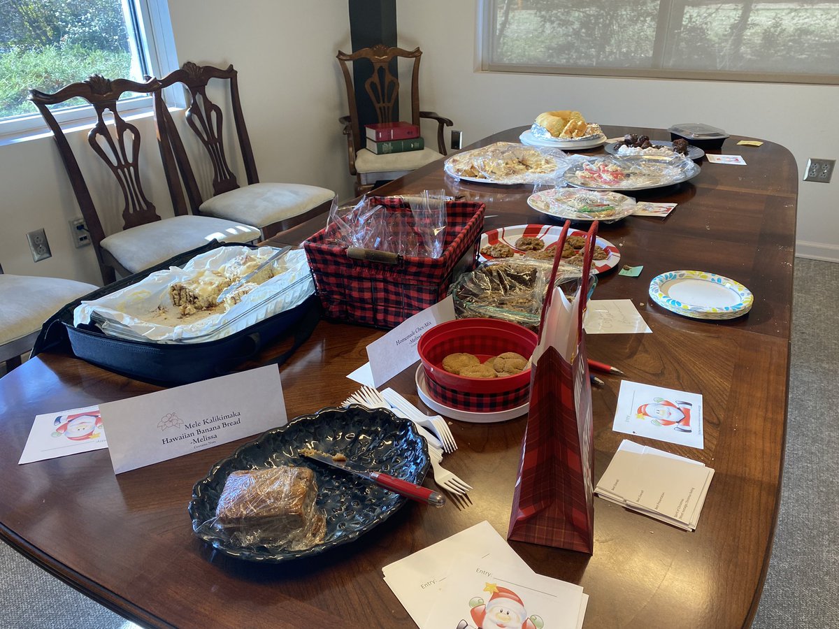 ClarkMayPrice's tweet photo. We at CMP hope everyone has the Merriest Christmas and a Happy New Year!  Thank you to all of our team, clients, family and friends for another wonderful year!

We had a wonderful Christmas lunch celebration and the Third Annual CMP Bake-off was a smashing success. https://t.co/PHpBOa8zlw
