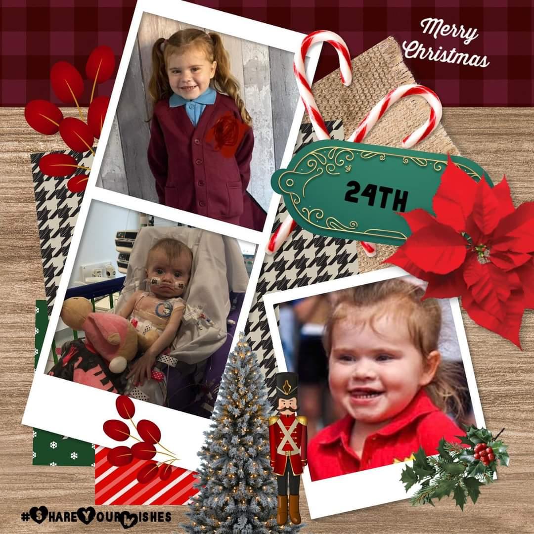 share_wishes's tweet photo. This Christmas Imogen will be playing with her siblings, her parents &amp; opening her #gifts thanks to a little boy &amp; his family who gifted Imogen with a shiny pair of #lungs. Imogen’s mummy Hayley shares their story this Christmas Eve ❤
https://t.co/jhxCdAQyhJ https://t.co/5HioToFVWY