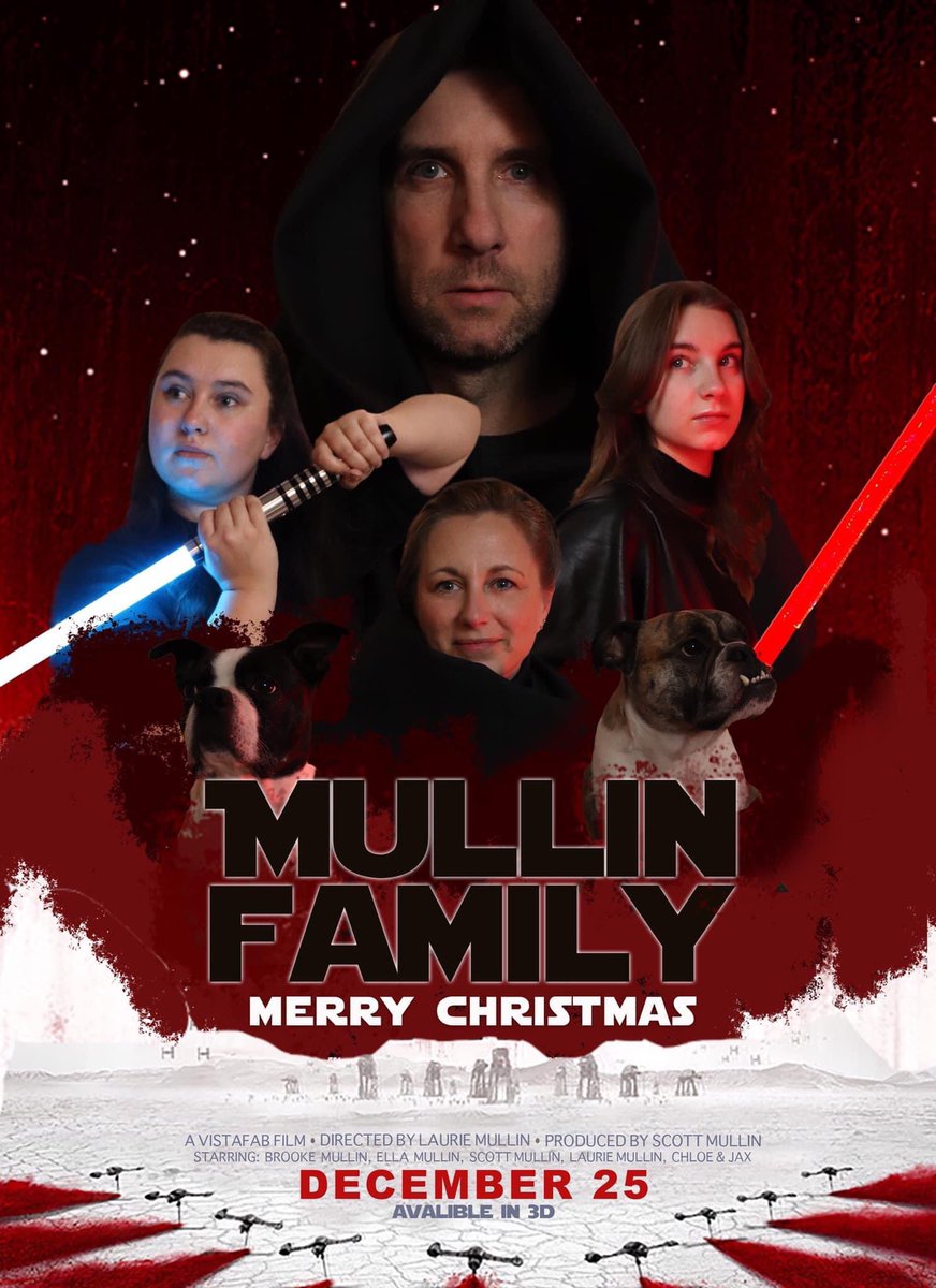 MullinBrooke's tweet photo. Our Christmas card this year! Putting my photoshop skills to good use! Merry Christmas! https://t.co/xBv1nAWNYf