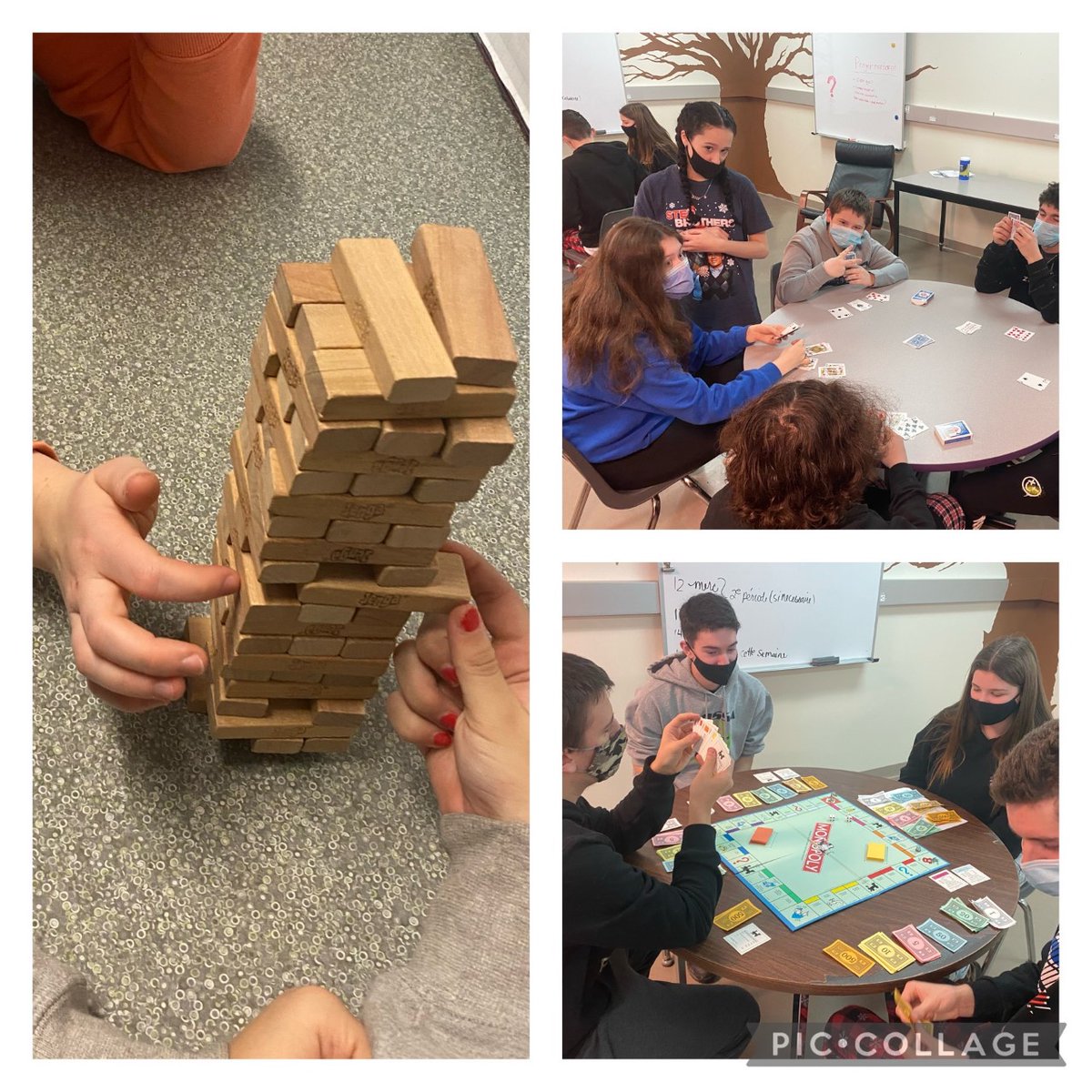 ESCEB_Mattawa's tweet photo. Les Loups se sont amusés la dernière journée d'école grâce aux activités du Cabinet des élèves. Nous leur disons un gros merci pour leurs efforts et leur esprit positif qui rendent notre année scolaire excitante, accueillante et amusante. Joyeux Noël à notre grande famille 💜🐾 https://t.co/qHfHfwMZQJ