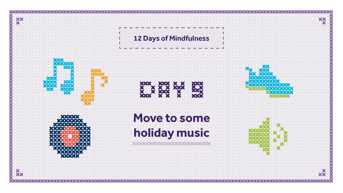 teladocsupport's tweet photo. Holiday music 🎶 can fill our hearts with joy—and get our feet moving. On Day 9 of our #12DaysofMindfulness, move to some seasonal tunes that you love. Walk around, clean your kitchen or just move while you listen to songs that make you feel joyful. #TeladocTips https://t.co/hb8XKfNCK4