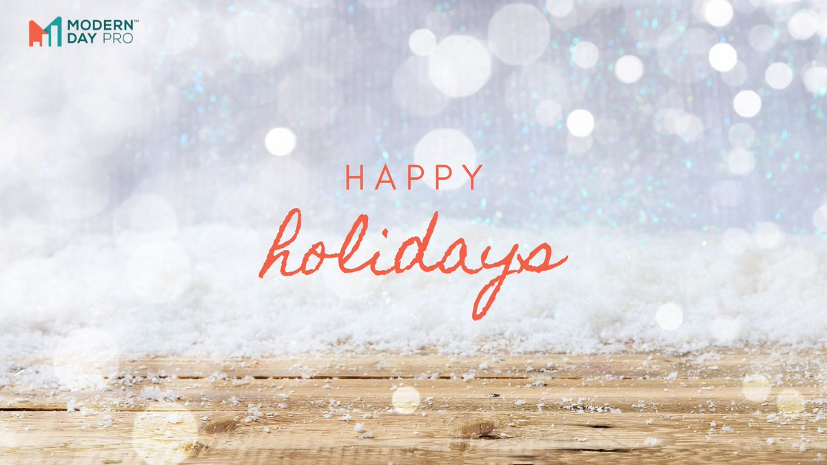 MODERNDAYPRO's tweet photo. We hope you take your time today to enjoy good family, good good, and connect with the people in your life who matter the most. Retweet this if there's someone you;re excited to spend the day with!

Happy Holidays! https://t.co/pqZdN1fGzU
