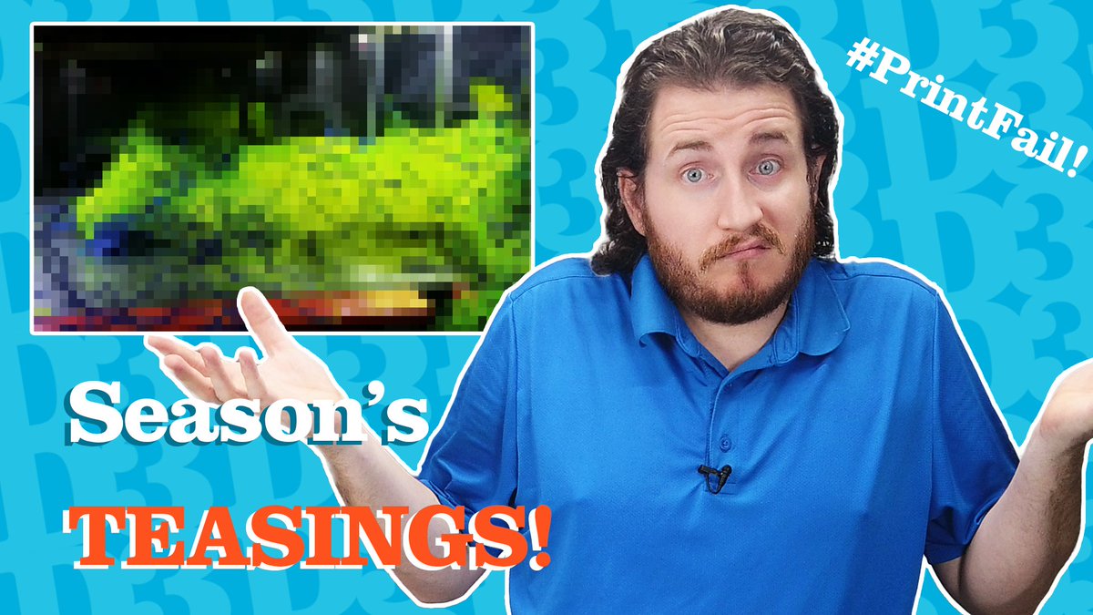 3D_Musketeers's tweet image. Oh, ho, the mistle-TROLL! Decking the halls with boughs of FOLLY! We definitely had fun with our #PrintFailFriday episode. Get featured next time by using #PrintFail!

Link here: youtu.be/ndZYOs4G2vk