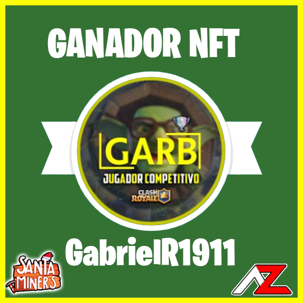 AromazOficial's tweet photo. Enhorabuena al ganador del NFT de @SantaMinersNFT !

@GabrielR1911 que lo disfrutes!!! 🎅 https://t.co/asmuemVemP