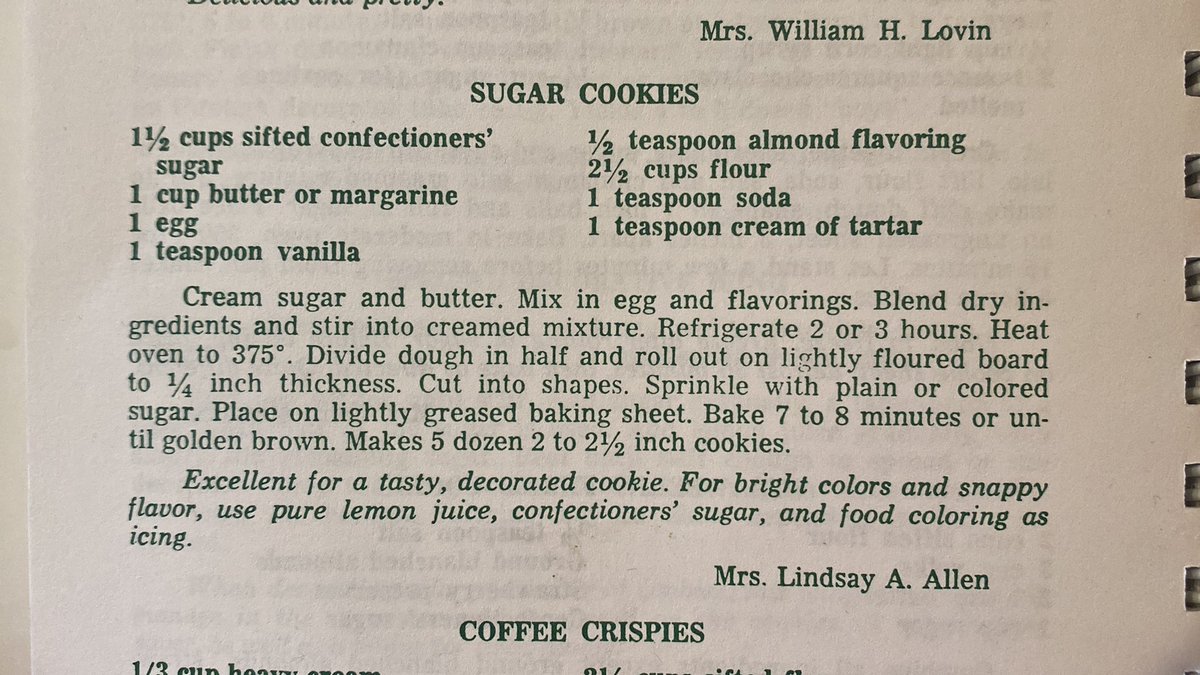 smartereveryday's tweet photo. @SethKurk .I got the @NASAWebb cookie cutter files from @petroffm! He wrote an article and makes the files available for download here! They work great!  https://t.co/zJhLnBfstf

Recipe by Mrs. Lindsay A. Allen from this famous North Alabama cook book. https://t.co/mHR2GsLwES