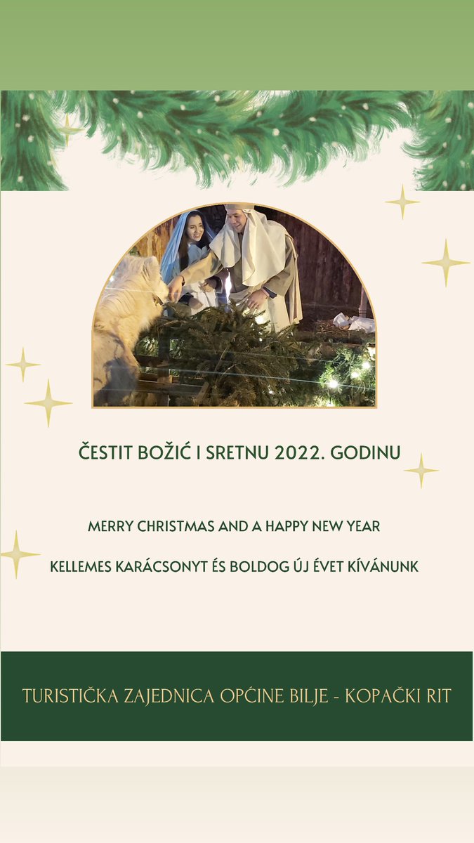 BiljeB's tweet photo. We wish all of you a very Merry Christmas and a better, more prosperous and healthier 2022.

#visitbilje #baranja #easterncroatia #christmas #MerryChristmas #FroheWeihnachten #boldogkaracsony #SretanBožić https://t.co/BUJCXKvN5p