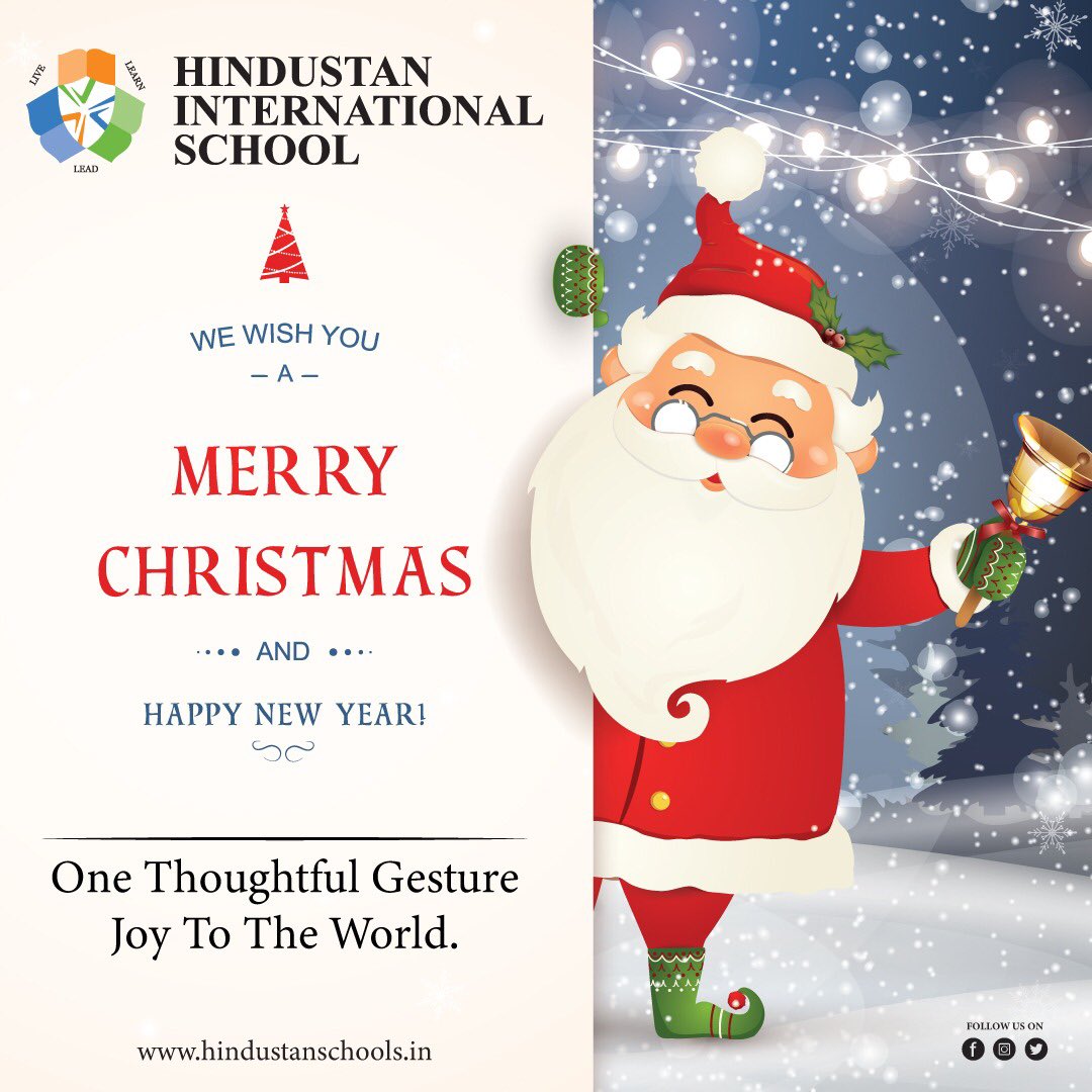 HindustanInter3's tweet photo. One Thoughtful Gesture, Joy To The World - "Merry Christmas &amp; A Happy New Year"
@HindustanInter3 
#hindustanschoolschennai #merrychristmas #happynewyear2022 #internationalschool https://t.co/wR9xRknNwI