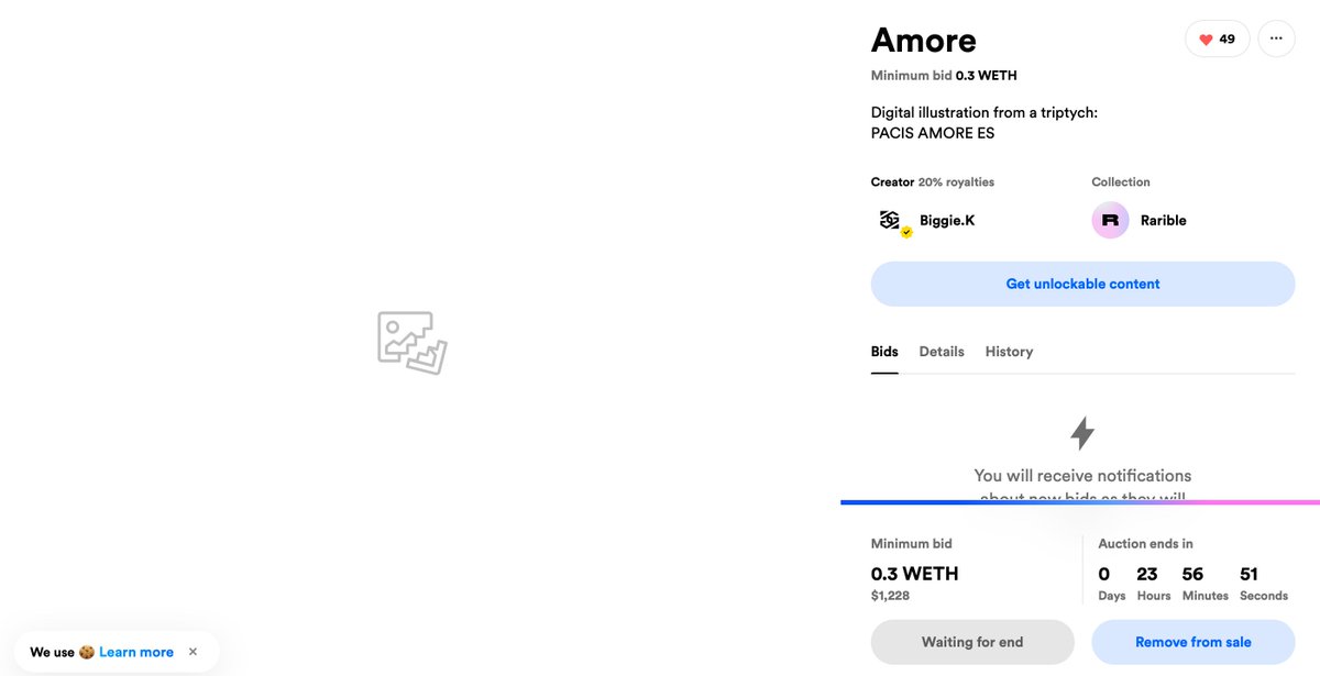 Buy it. One of a kind on #Rarible 😁 #NFT #NFTCommunity #nftcollector 
rarible.com/token/0x60f801…