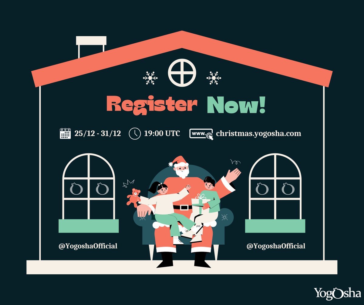 You can register now for our Challenge! Don’t miss the chance to enjoy Christmas time with Yogosha 🎄
URL: christmas.yogosha.com
Join us in our Discord Server: discord.gg/7ZUvJRJRw9