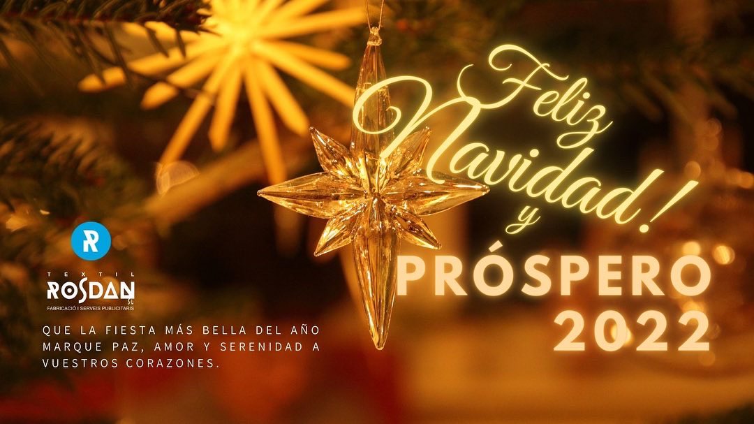 TextilRosdan's tweet photo. Desde el equipo de Rosdan os deseamos una Feliz Navidad y Próspero 2022. Que la fiesta más bella del año marque paz, amor y serenidad a vuestros corazones. 🎄💫 https://t.co/hZbqI5Jkte