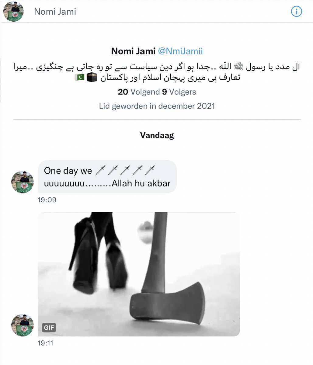 Geert Wilders tweet media