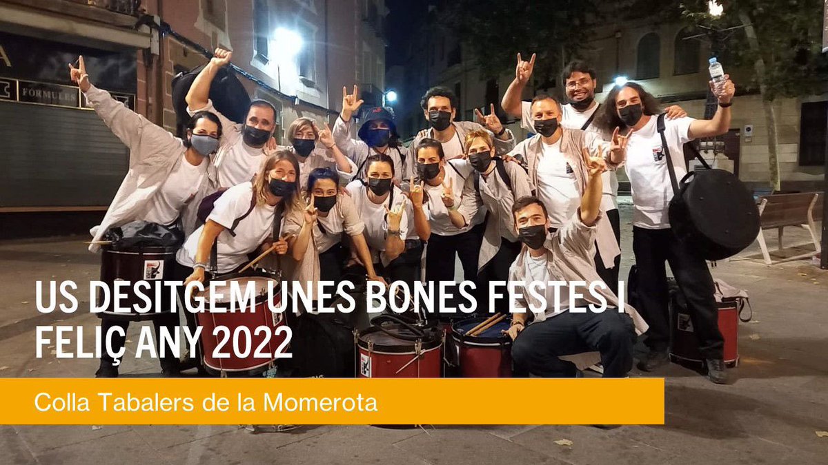 Bon Nadal i feliç any 2022! 🎄🥁🔥