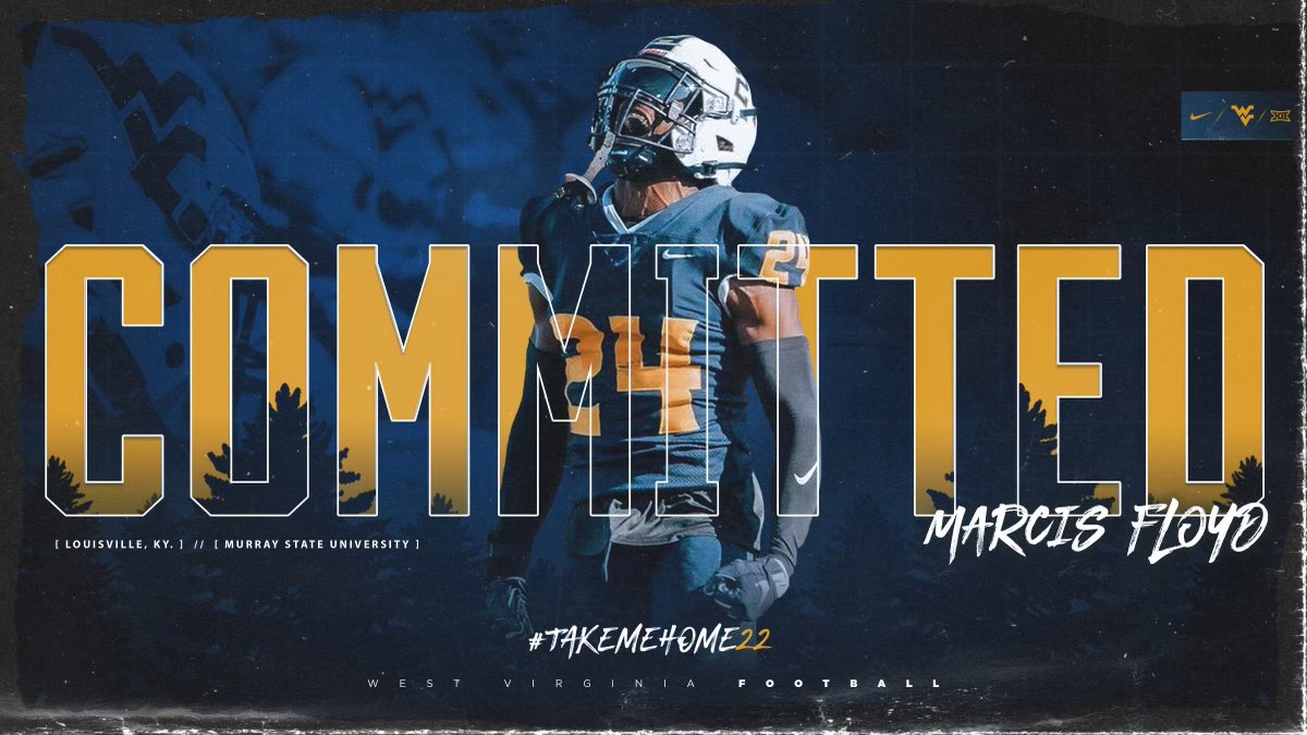 MarcisFloyd's tweet photo. It’s been a long time coming🙏🏾  @WVUfootball @NealBrown_WVU @Backendcoach12 @CoachWatkinsWVU #TrustTheClimb #TakeMeHome22 https://t.co/kQddrTgrlU