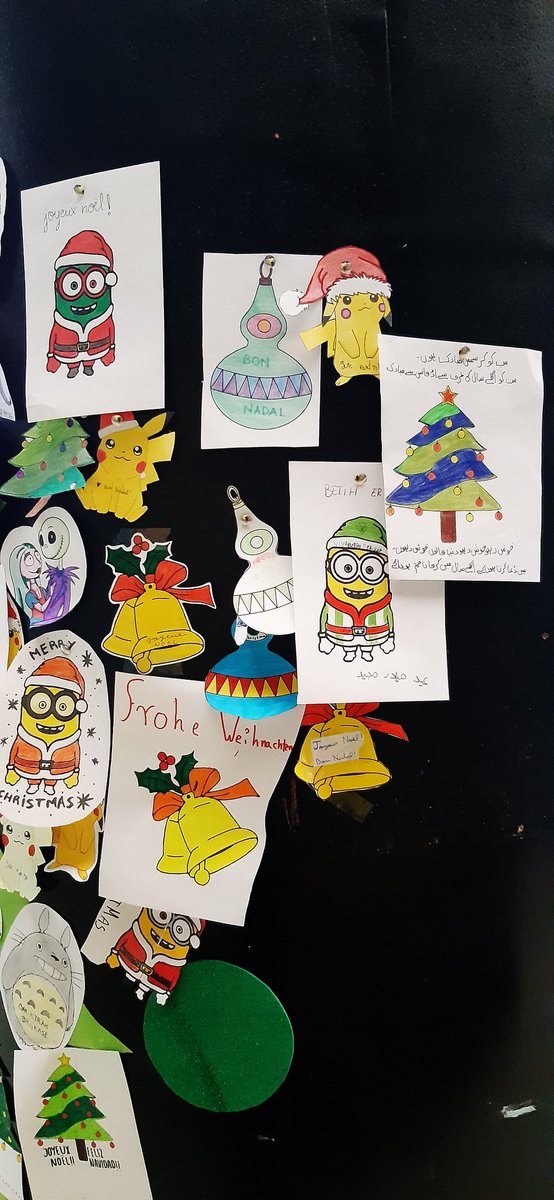 institutmvm's tweet photo. Students and teachers at MVM school have shared their good wishes and Christmas messages on our multilingual Christmas tree. Merry Christmas! #projectegep https://t.co/xiErG4Zvz9