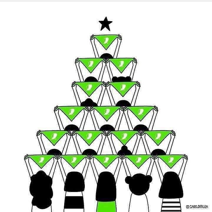 🎄Nuestro deseo es que #SeaLey 

Por ti, por mi por todes!

#SeráLey #iniciativapopularconstituyente
#abortolegal