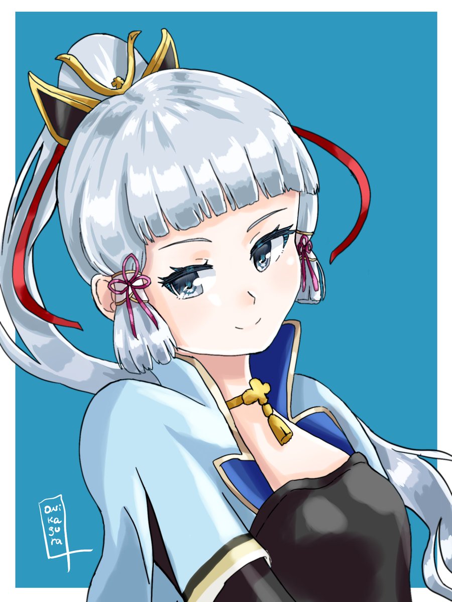 OniKagura_art's tweet image. Christmas present for my friend @Nineflow4! Merry Christmas! 💖🎀🎄
#GenshinImpact #genshinimpactfanart #ayaka