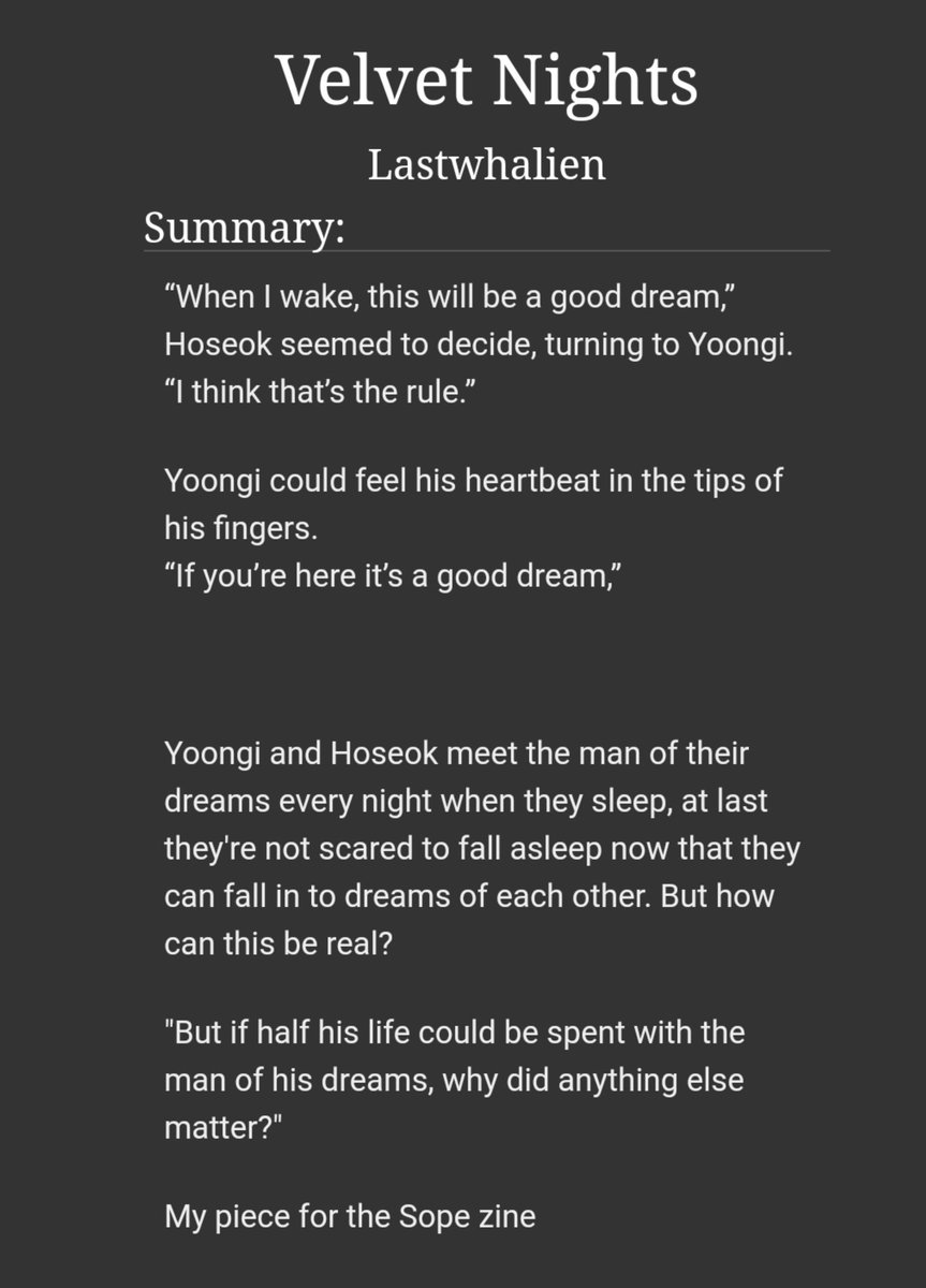 LastWhalien's tweet photo. Velvet Nights 
  Yoonseok / Sope for @soapzine 

"But if half his life could be spent with the man of his dreams, why did anything else matter?"

(Happy Sope day, my friends) 

https://t.co/tqk8YWWlg0

🧡🧡🧡🧡🧡🧡🧡💚💚💚💚💚💚💚 https://t.co/MqFotjBYZy