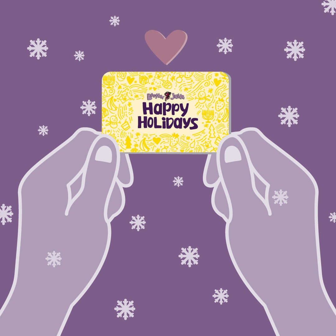 boosterjuice's tweet photo. There is only 1 day of Christmas Gifts, but there are 3 more days of Booster Juice's HOLIDAY GIFT CARD GIVEAWAY! 💥
To Enter:
Follow @boosterjuice
Retweet our post before Dec. 26th
Like the post
We will announce our 5 lucky winners on Dec. 27th
#Contest #Giveaway #HappyHolidays https://t.co/UxdOpWWzDi