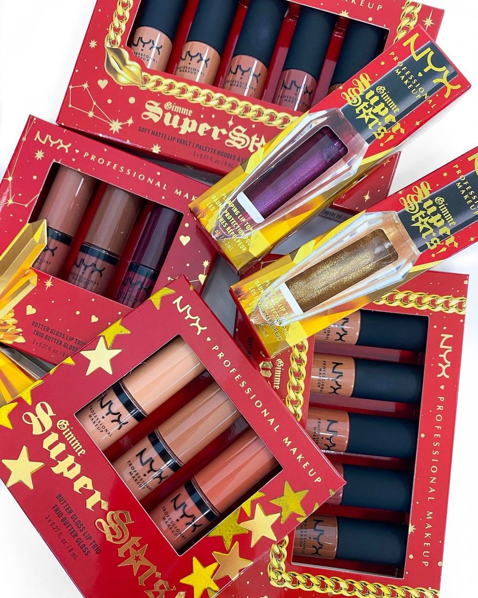 Day 🖐 of our 5 DAYS OF #GIVEAWAYS! 🚨 For the last day of giveaways, we're treating 1 lucky beauty to a bundle of our holiday lippie essentials! Here's how to enter:
🌟 FOLLOW @nyxcosmetics
🌟 LIKE + RETWEET this post
🌟 TAG a friend + #Sweepstakes
US Only.