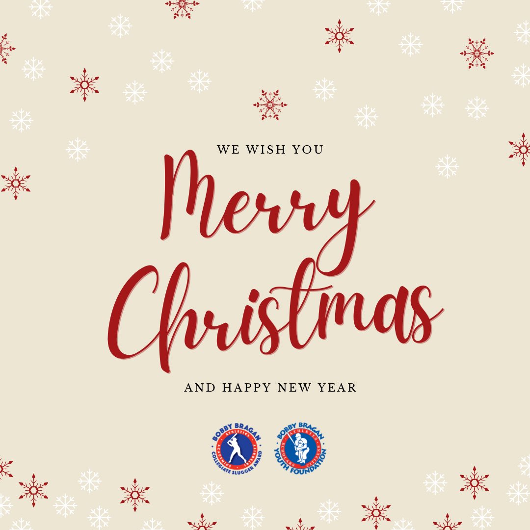 BobbyBragan's tweet photo. Merry Christmas and Happy New year! 

Here’s to a restful holiday and a fantastic 2022! https://t.co/brs043h0WK
