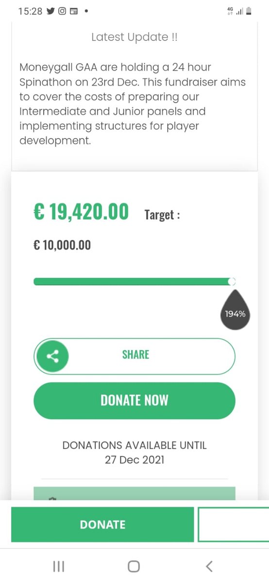 MoneygallGAA's tweet photo. The picture says it all! Our fundraiser has exceeded all expectations and we sincerely thank all those who supported the club. The generosity and goodwill of people both near and far has been extraordinary. Happy Christmas and Hon Moneygall! ⬛️🟥 #clubiseverything https://t.co/WDUAWwTxC7