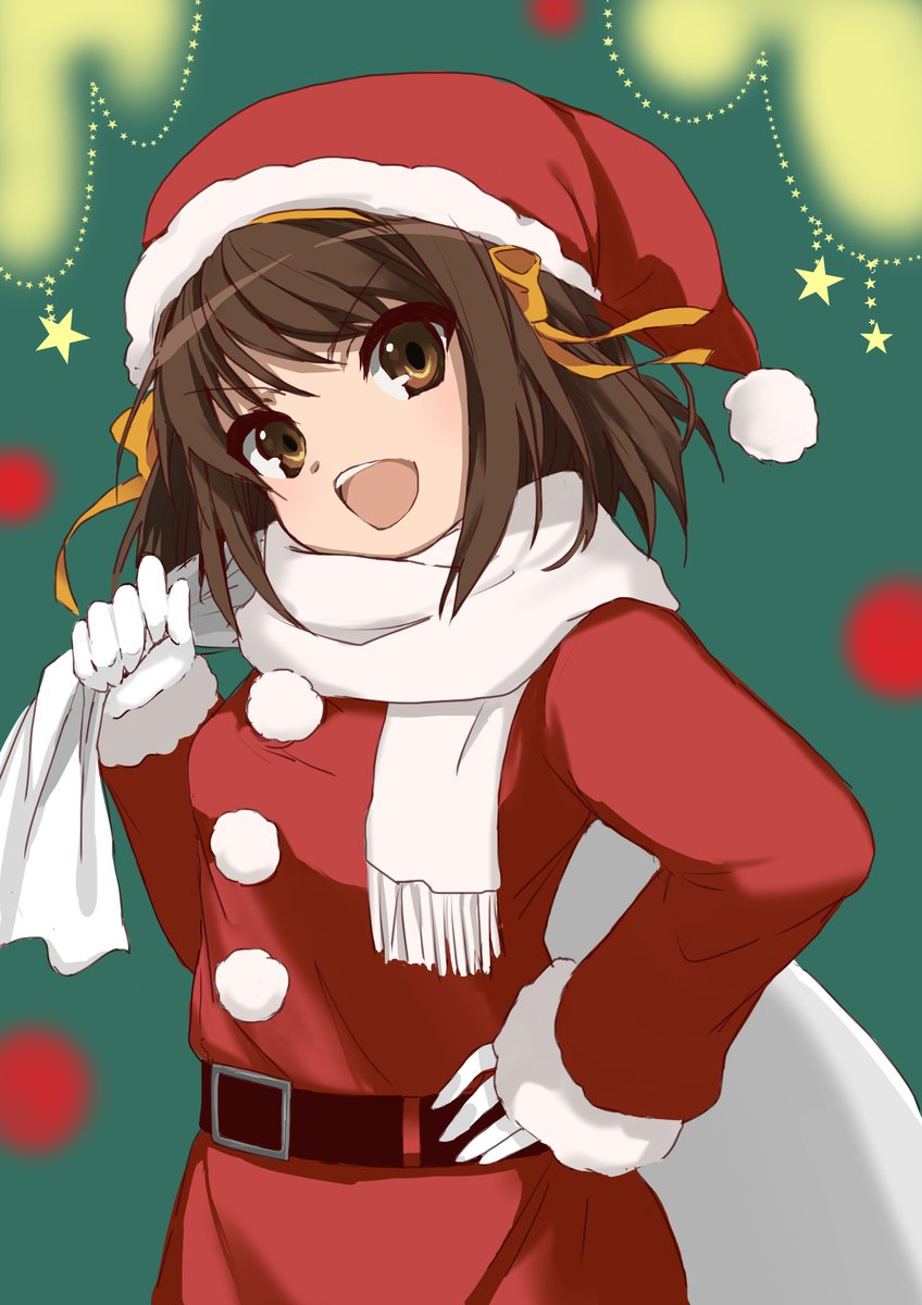 NAtriumOH5's tweet photo. サンタクロースをつかまえに

#MerryChristmas2021 
＃涼宮ハルヒ https://t.co/5hWXaHPsd8