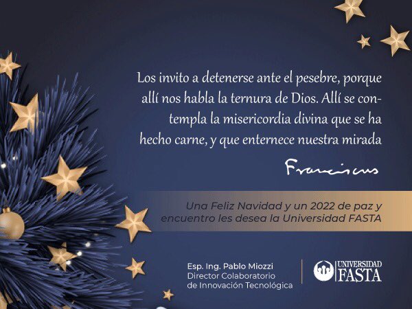 Deseando unas hermosas fiestas y por un próximo año de más encuentro, gratitud y paz :) Felices Fiestas