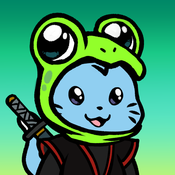 CyberFrogsNFT's tweet photo. 🎄🎁  CYBER FROGS <3 @KittenCoupNFT🎄🎁

DEVS DO SOMETHING? Kitten Coup did...they have a comeback story that pulls out the feels. #reversetherug 

Celebrate w/ #NFTGIVEAWAY

 Enter:
🎁Follow @KittenCoupNFT @CyberFrogsNFT 
🎁 Like/RT
🎁Tag 3 frens 
#sol #solana #cryptogiveaway https://t.co/8LAheNFoxO