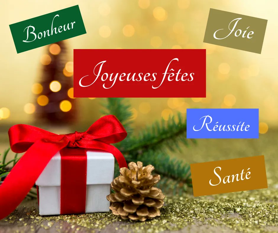 De la part de l’équipe du CREGÎM, joyeuses fêtes et bonne année. 

Que les Fêtes soient riches de joie et de gaieté, que la nouvelle année déborde de bonheur et de prospérité et que tous les vœux formulés deviennent réalité!
