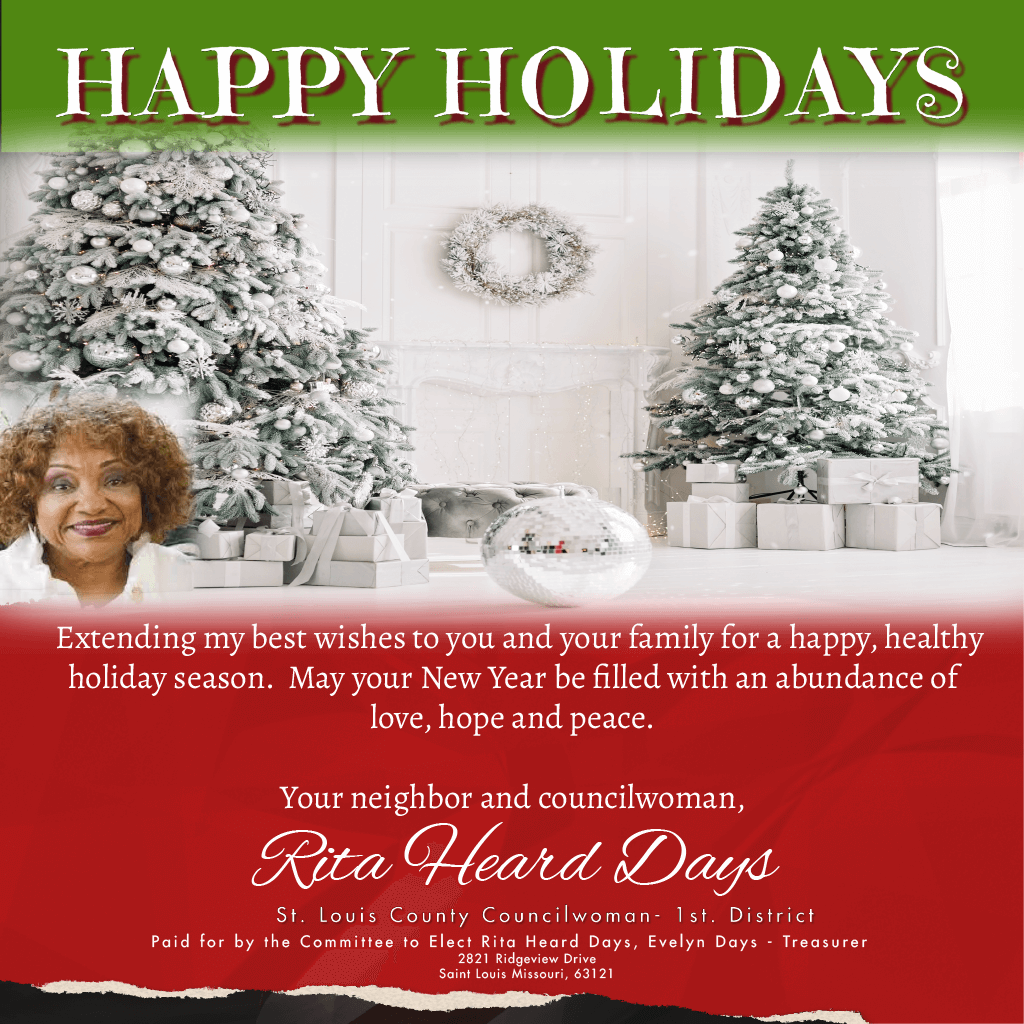 Wishing you and yours a Happy and Healthy Holiday! #ritadays #happyholidays #stlco #stlcounty #stl