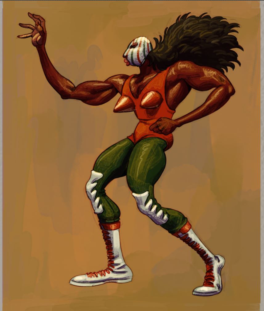 Luchadora!
#art #illustration