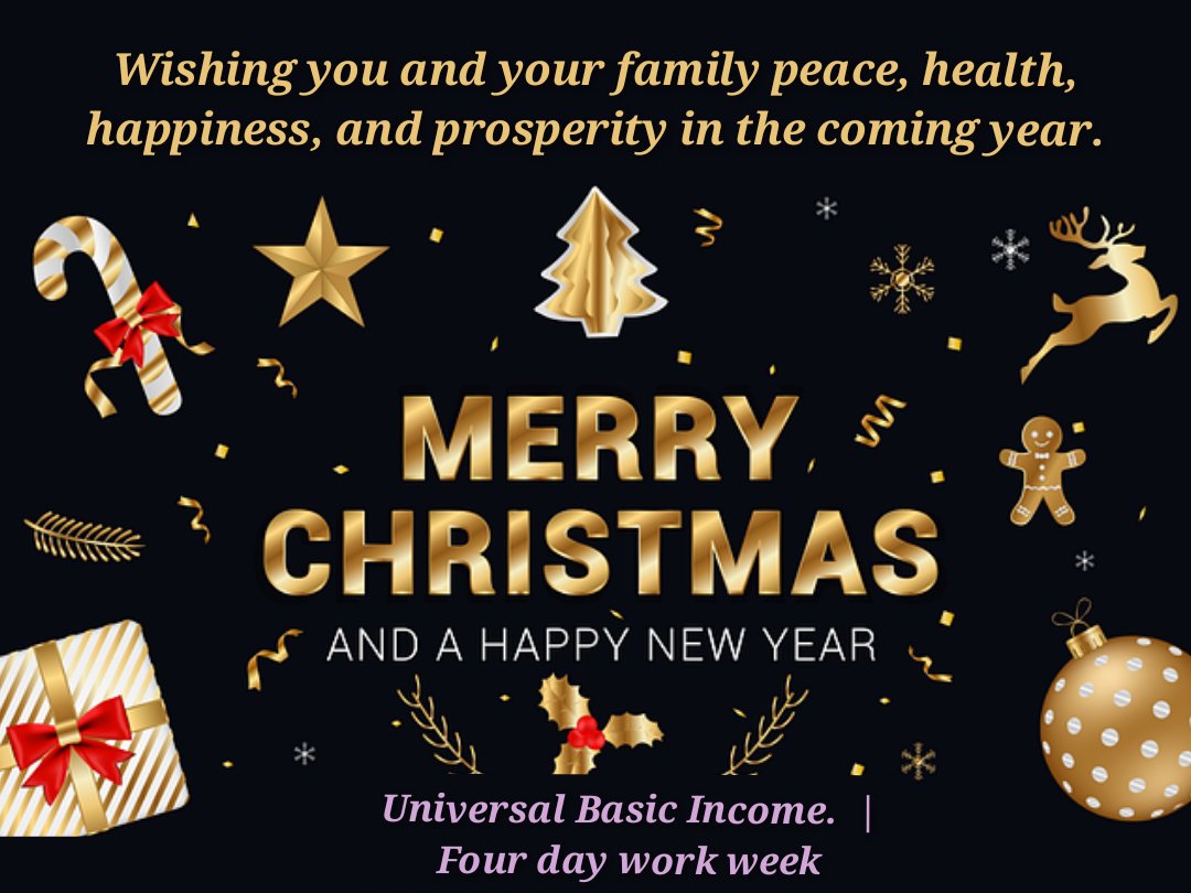 Wishing you and your family peace, health, happiness, and prosperity in the coming year. Merry #Christmas