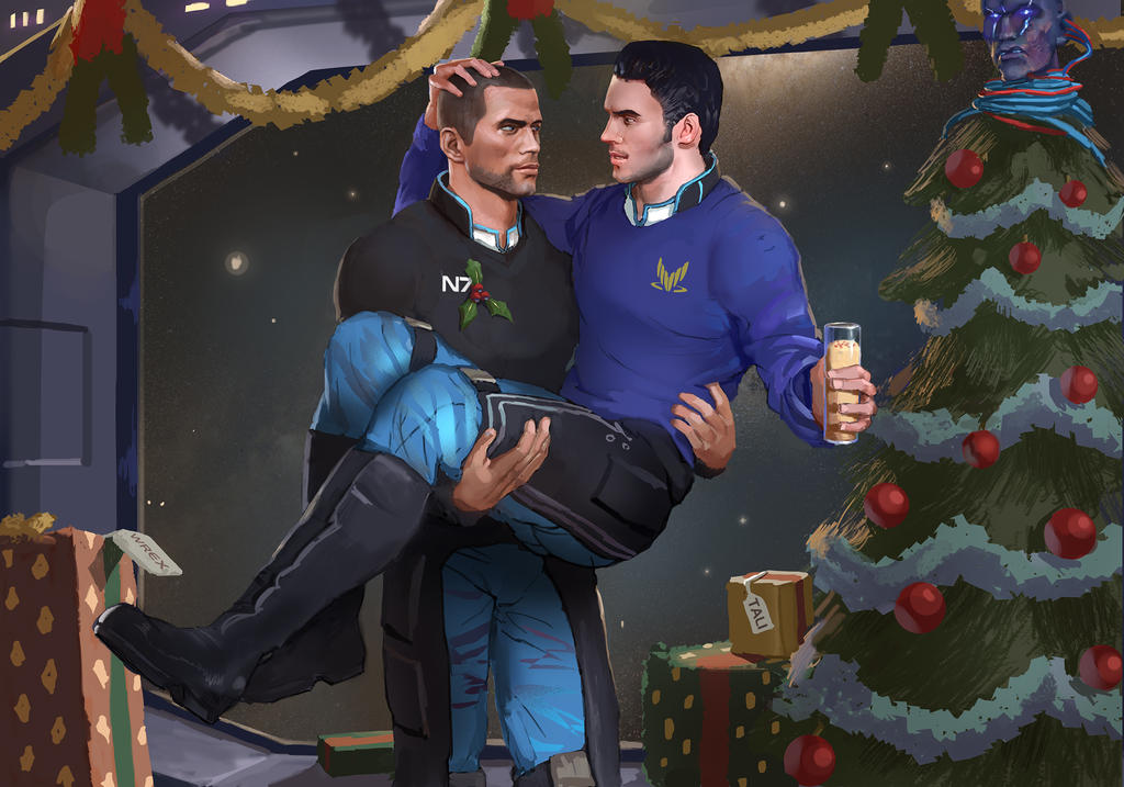 Love this. Love this so much. #mshenko just warms my heart, in any shape or form, every fucking time.

Merry Xmas eve 🥺💙

Sharaxis presents: 🔥 Your Daily Dose of Kaidan Alenko! 🔥

Found on: deviantart.com/andrewryanart/…

#MassEffect #KaidanAlenko