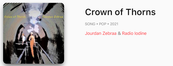 jzebraa's tweet photo. #CrownOfThorns by #JZebraa featuring #RadioIodine now on #AppleMusic https://t.co/2OTaxgEpuO https://t.co/NDXGQZAXxx