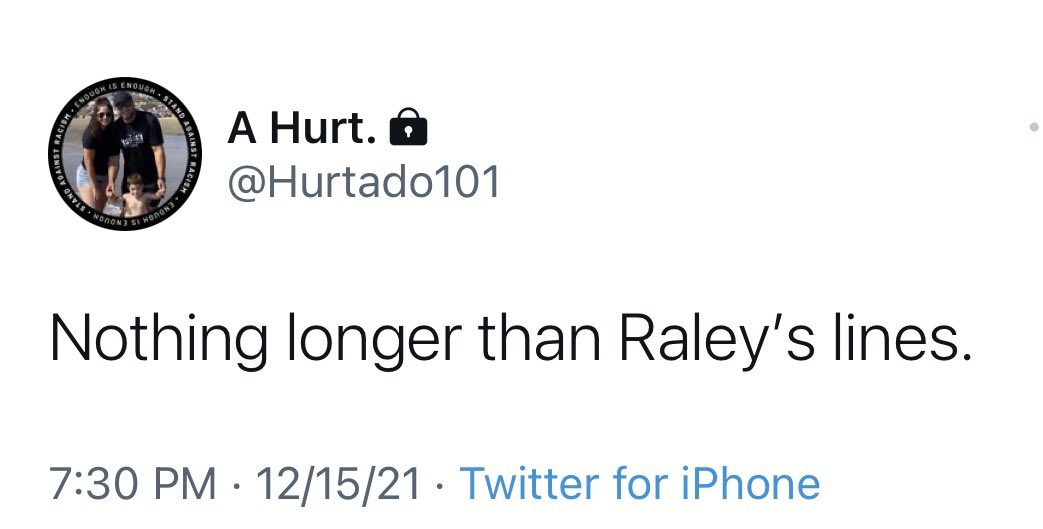 I wish the balance of my bank account was as long as a Raleys line @Hurtado101