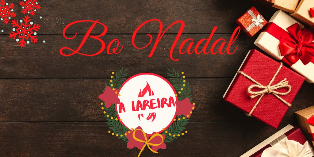 ALareiraPod's tweet image. Pasade moi bo Nadal, amigas e amigos. Grazas por escoitarnos este ano que marcha! ❤️🎙️🔥