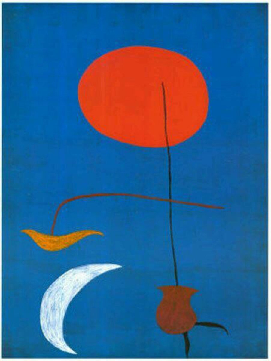 ‘… wherever you are, you find the sun, a blade of grass, 
the spirals of the dragonfly.’ - Joan Miró

Ballarina II, 1925