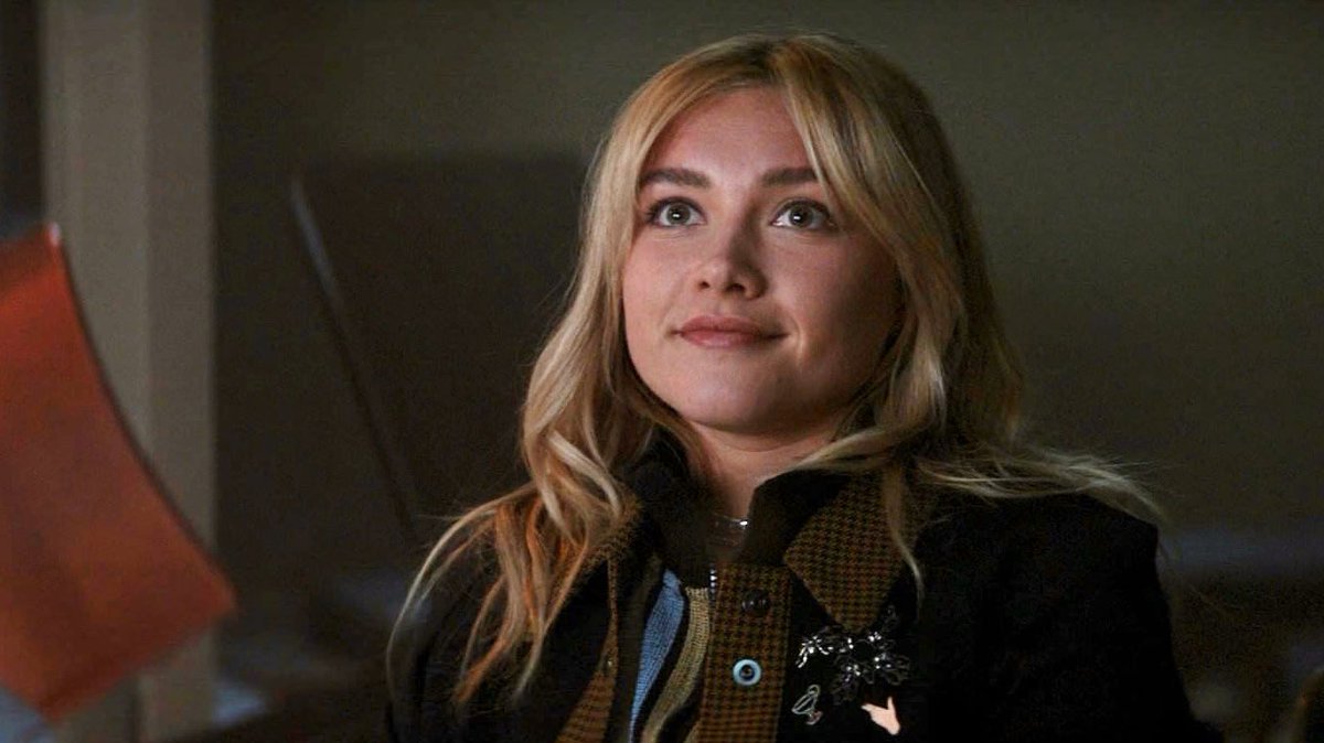 yelenaspugh's tweet photo. florence pugh as yelena belova, what dreams are made of https://t.co/nYq4wX4GJj
