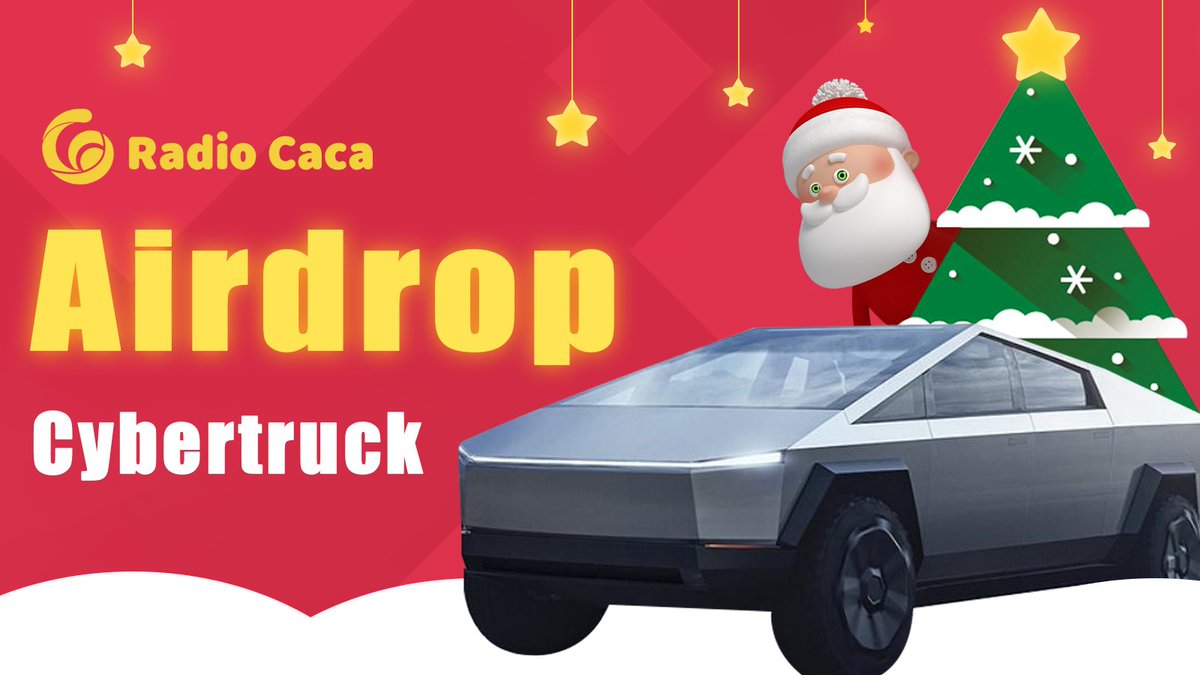 RACA_3's tweet photo. 🎄 Happy Christmas Eve to ALL 🥳🎉🎅

And we wish luck to our MPB holders as all of you have a chance to win a #Tesla #Cybertruck 🎁 this X-mas.

Details: https://t.co/2vfLHGc3mX
#RACA #Metaverse @USMverse @BinanceChain #BSC #Christmas https://t.co/03lKvam6kT