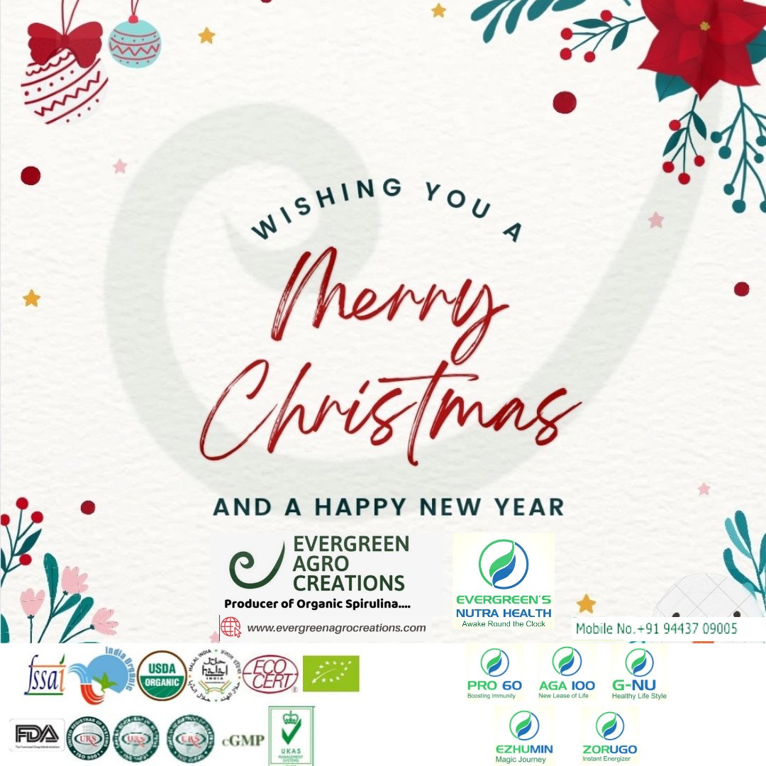 AgroCreations's tweet photo. Merry christmas🎅
#MerryChristmas #egac #organic #organicspirulina https://t.co/nZxXVutzCf