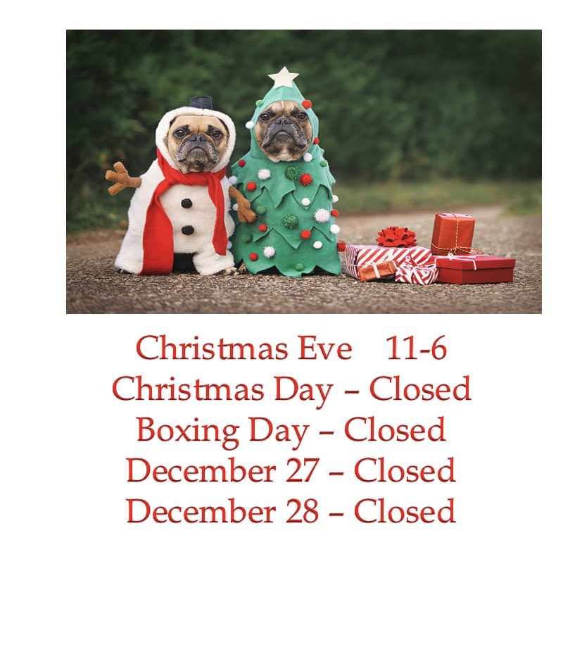 Holiday Hours! #yeg #yegdt #yegwine #yegfoodies #yeglocal #yegbusiness #yeglife #yegevents