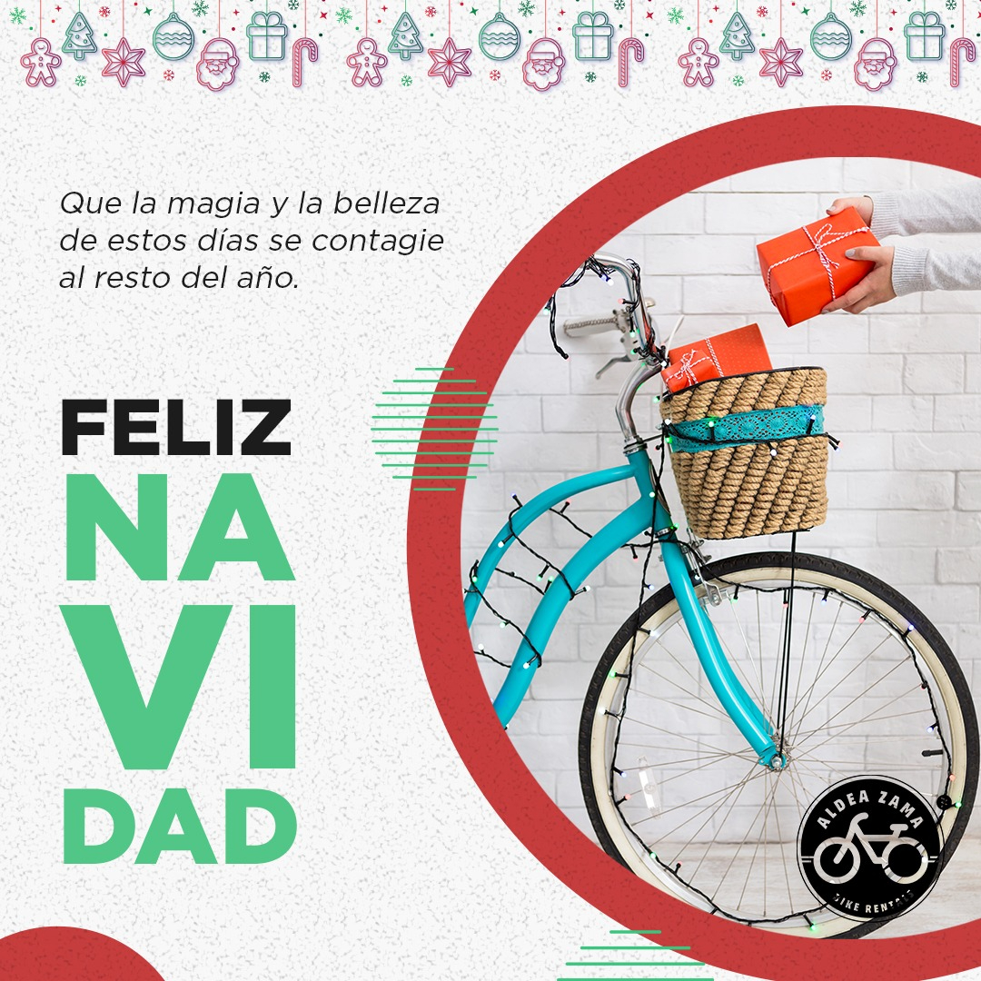 BikeZama's tweet photo. Hoy te queremos desear lo mejor para ti  y tu familia. ¡Felices fiestas! 🍻

#christmas #holidays #family #navidad https://t.co/uPtECYGWN7
