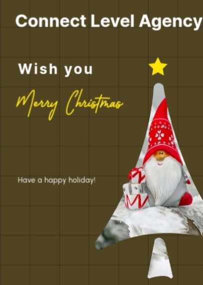 connect_level's tweet image. Dear customers we wish you Merry Christmas