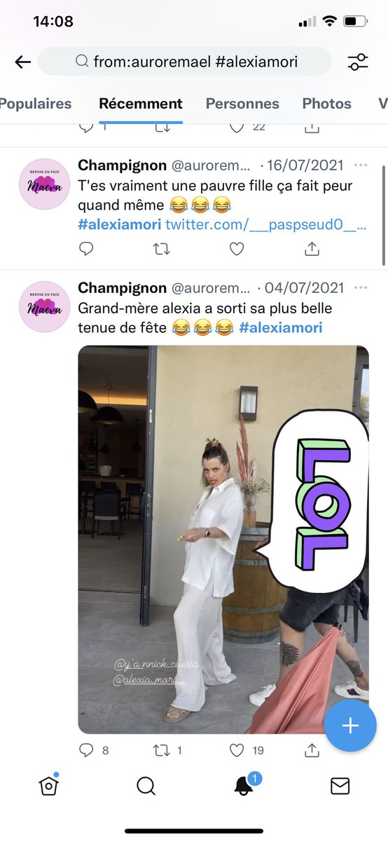 Celiaaa__'s tweet photo. @auroremael qui fait la meuf outrée pour #mavachou mais qui harcele #alexiamori #OnVousVoit #LaHonte https://t.co/v6LxUe6HL4
