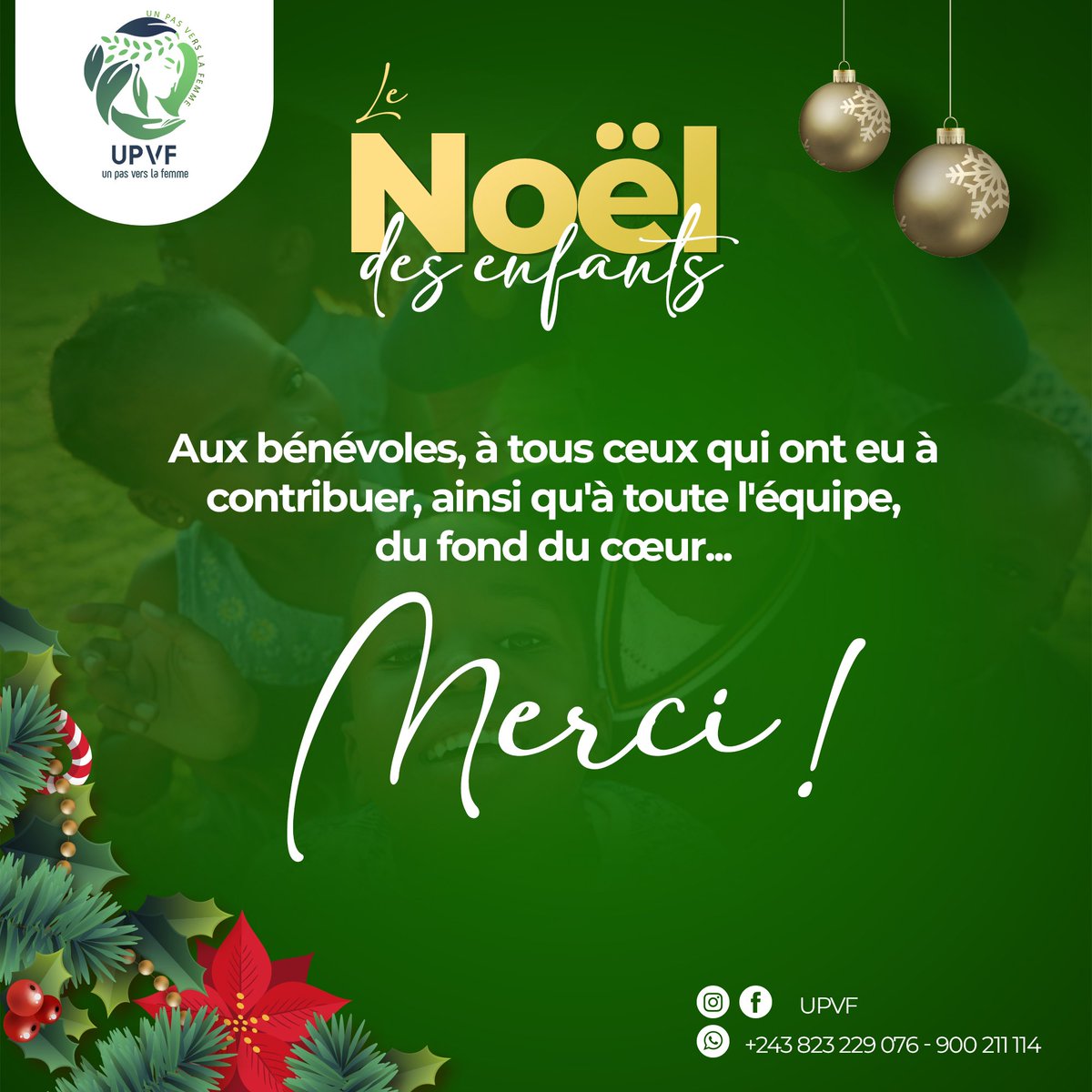 UnPasVersLaFem's tweet photo. Notre plus beau cadeau de Noël a été de voir le bonheur à travers le sourire des enfants des mères adolescentes encadrées par notre ONG, la tendresse de leur regard et la joie d’avoir collectivement participé à la réalisation de cette activité a été un franc succès. 
Très bientôt https://t.co/0xhY5Yuz4w